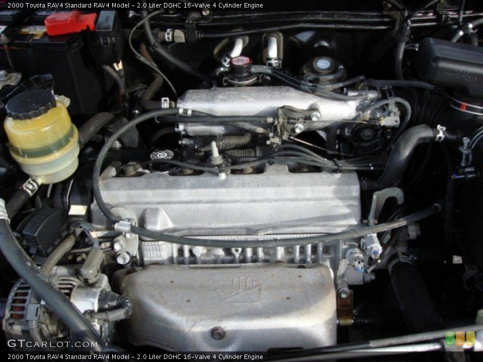 2.0 Liter DOHC 16-Valve 4 Cylinder Engine for the 2000 Toyota RAV4 #57554700