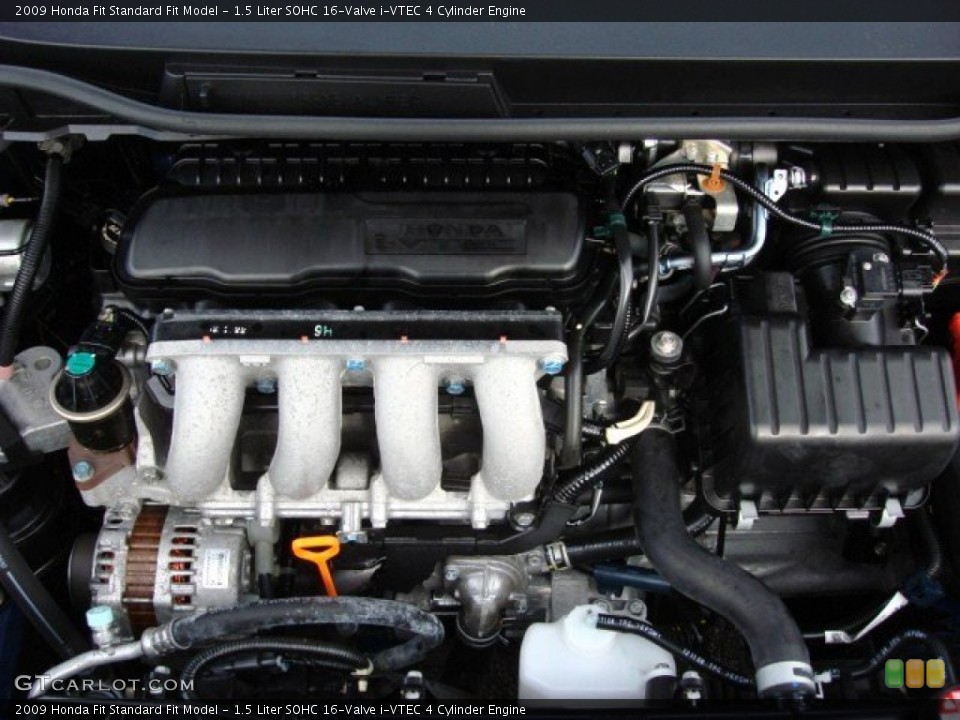 1.5 Liter SOHC 16-Valve i-VTEC 4 Cylinder 2009 Honda Fit Engine