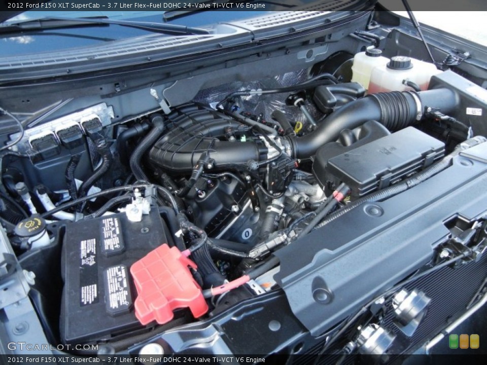 3.7 Liter Flex-Fuel DOHC 24-Valve Ti-VCT V6 Engine for the 2012 Ford F150 #57568341