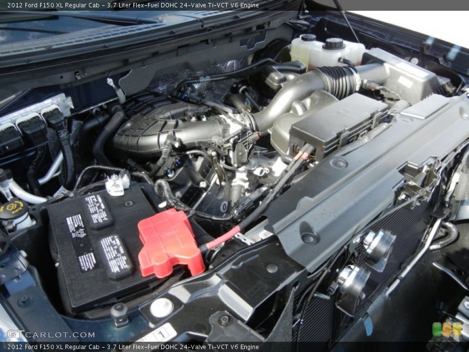 3.7 Liter Flex-Fuel DOHC 24-Valve Ti-VCT V6 Engine for the 2012 Ford F150 #57568506