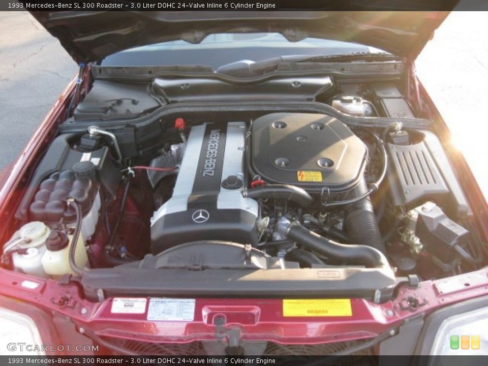 3.0 Liter DOHC 24-Valve Inline 6 Cylinder Engine for the 1993 Mercedes-Benz SL #57571015