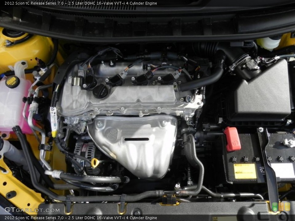 2.5 Liter DOHC 16-Valve VVT-i 4 Cylinder Engine for the 2012 Scion tC #57585479