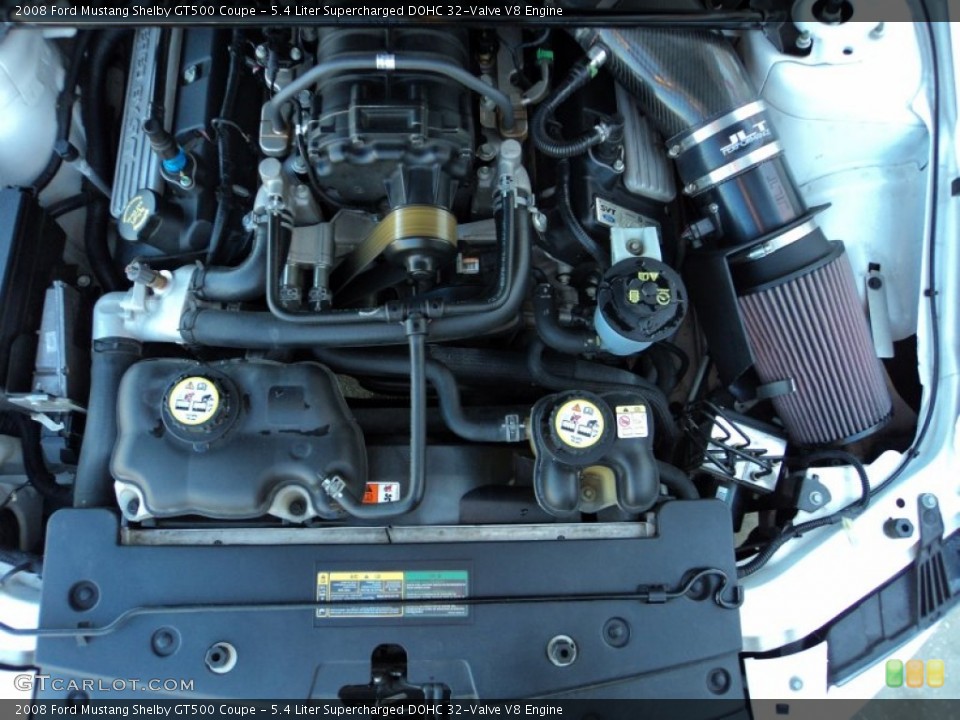 5.4 Liter Supercharged DOHC 32-Valve V8 Engine for the 2008 Ford Mustang #57599122
