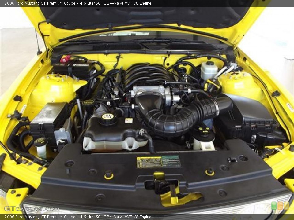 4.6 Liter SOHC 24-Valve VVT V8 Engine for the 2006 Ford Mustang #57600435