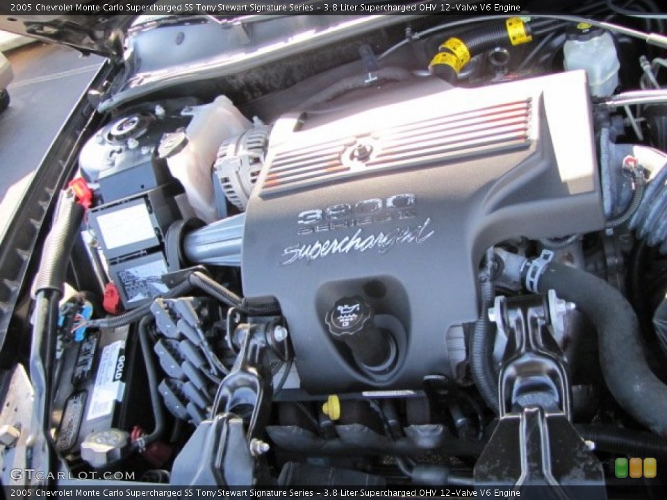 3.8 Liter Supercharged OHV 12-Valve V6 Engine for the 2005 Chevrolet Monte Carlo #57611830