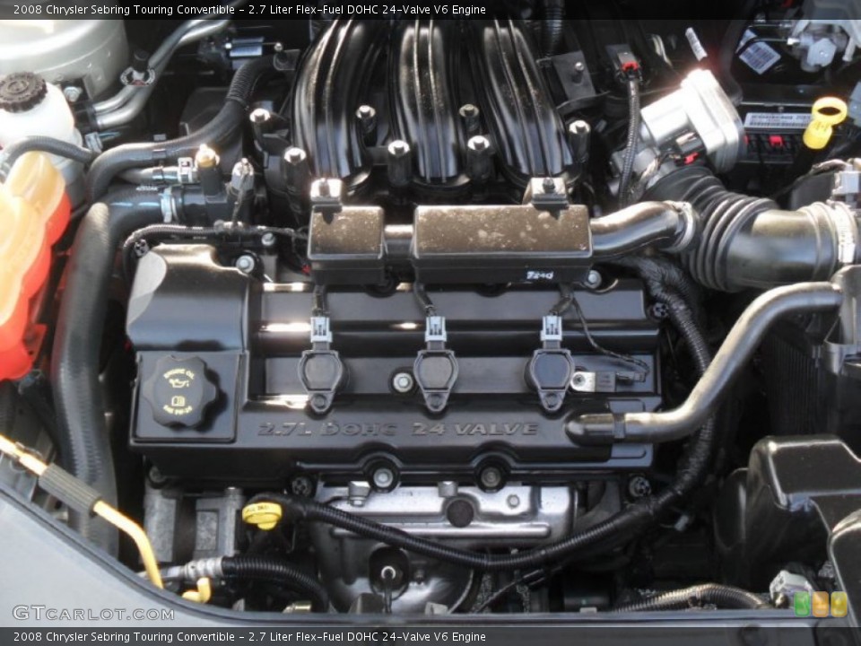 2.7 Liter Flex-Fuel DOHC 24-Valve V6 Engine for the 2008 Chrysler Sebring #57625765