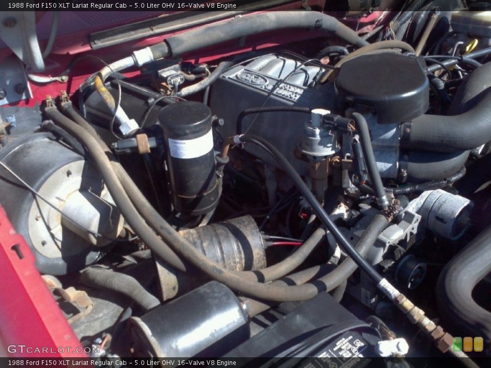 5.0 Liter OHV 16-Valve V8 Engine for the 1988 Ford F150 #57629143