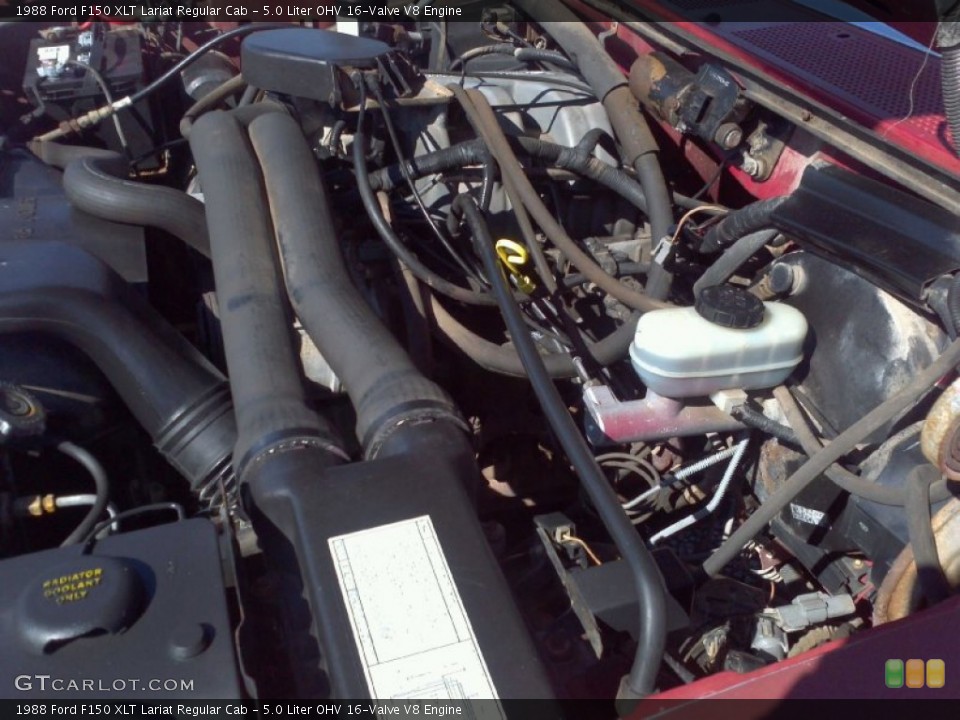 5.0 Liter OHV 16-Valve V8 Engine for the 1988 Ford F150 #57629161