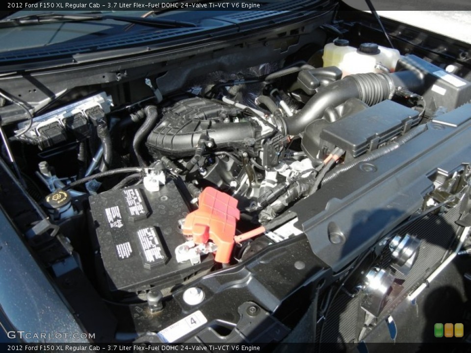 3.7 Liter Flex-Fuel DOHC 24-Valve Ti-VCT V6 Engine for the 2012 Ford F150 #57637459