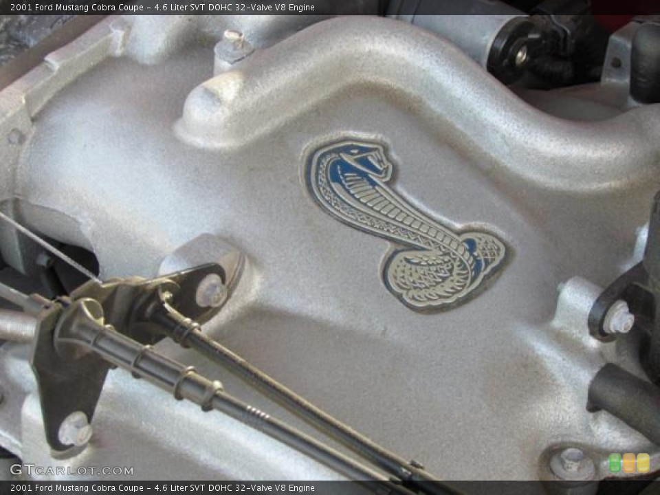 4.6 Liter SVT DOHC 32-Valve V8 Engine for the 2001 Ford Mustang #57648616