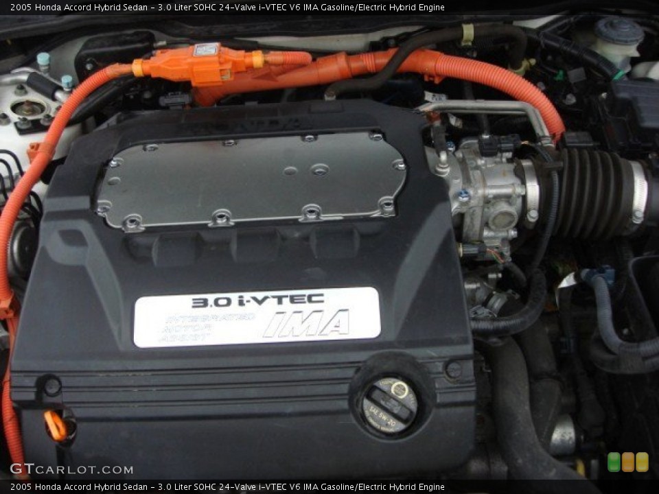 3.0 Liter SOHC 24-Valve i-VTEC V6 IMA Gasoline/Electric Hybrid Engine for the 2005 Honda Accord #57650092