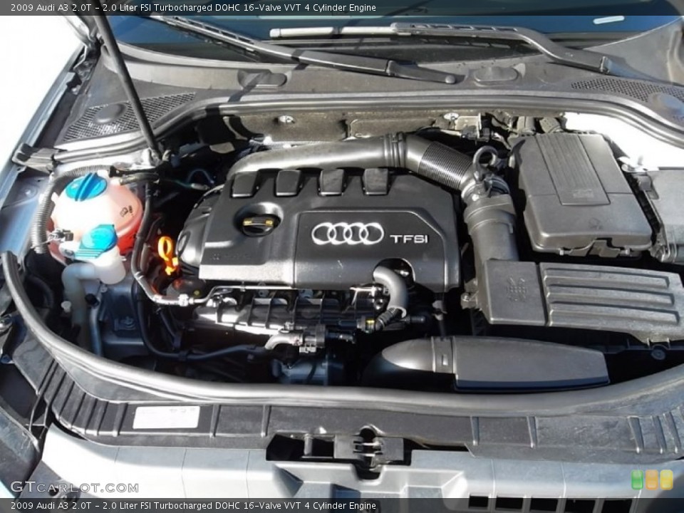 2.0 Liter FSI Turbocharged DOHC 16-Valve VVT 4 Cylinder Engine for the 2009 Audi A3 #57651217
