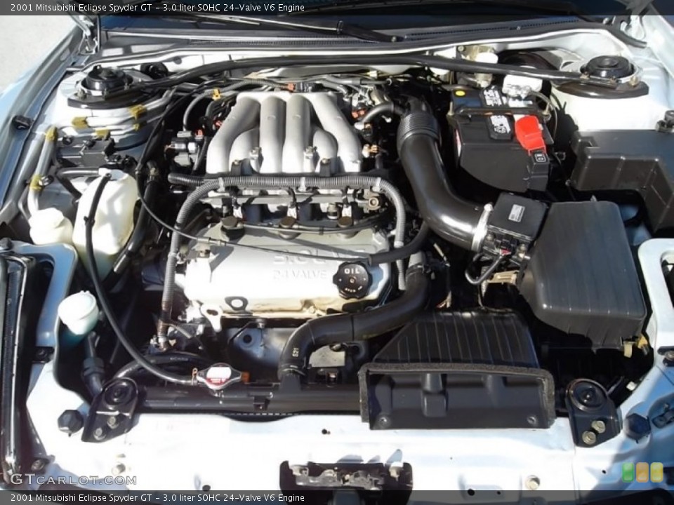 3.0 liter SOHC 24-Valve V6 Engine for the 2001 Mitsubishi Eclipse #57651790
