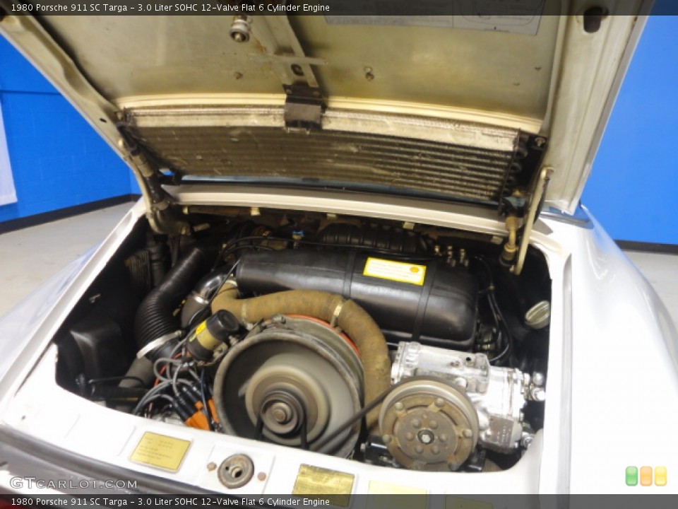 3.0 Liter SOHC 12-Valve Flat 6 Cylinder 1980 Porsche 911 Engine
