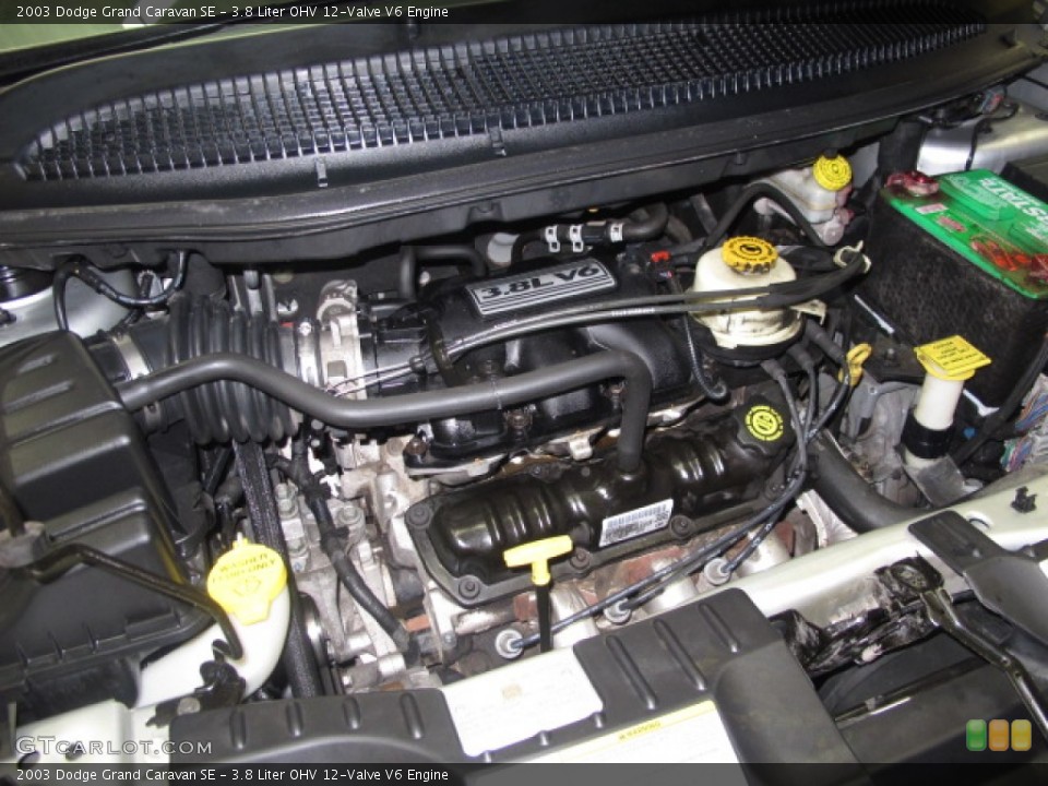 3.8 Liter OHV 12-Valve V6 Engine for the 2003 Dodge Grand Caravan #57655657