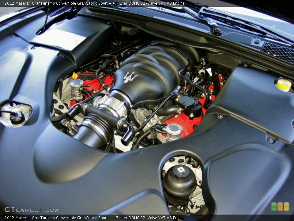 4.7 Liter DOHC 32-Valve VVT V8 Engine for the 2012 Maserati GranTurismo Convertible #57658691