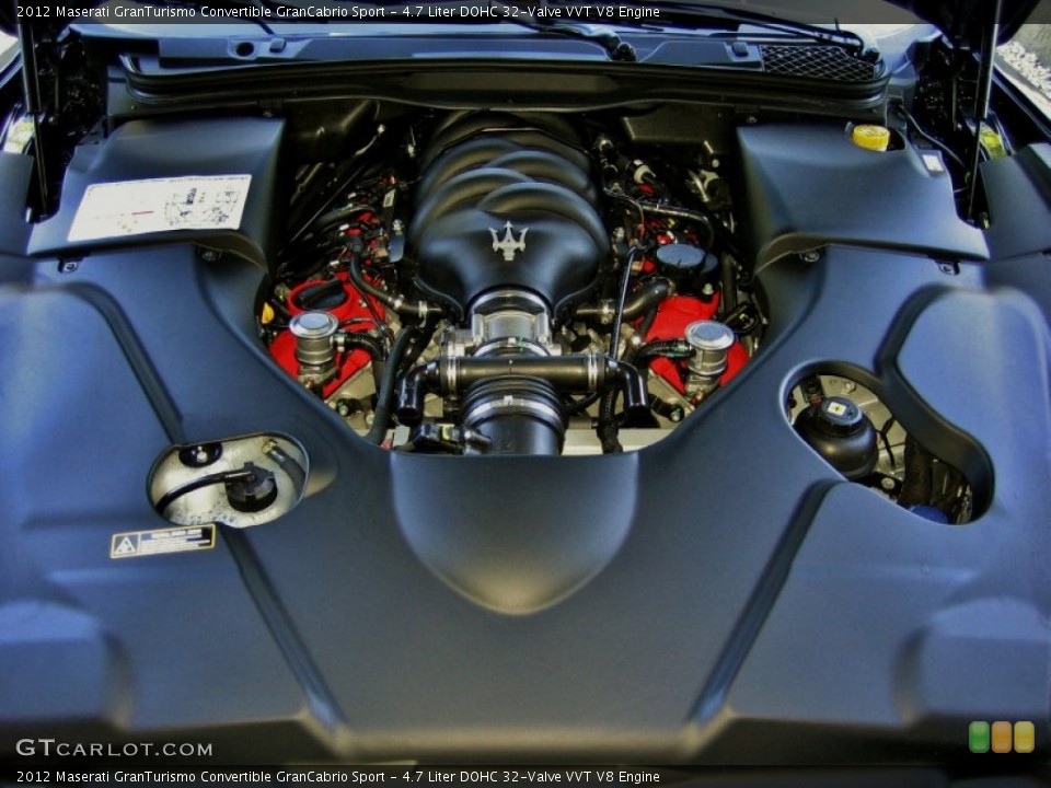 4.7 Liter DOHC 32-Valve VVT V8 Engine for the 2012 Maserati GranTurismo Convertible #57658709