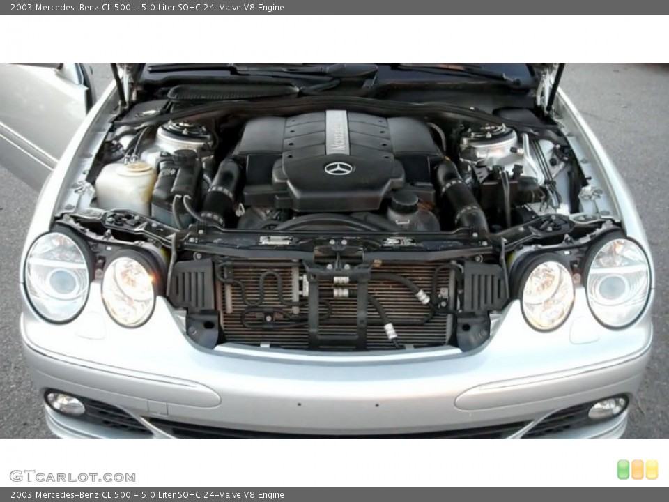 5.0 Liter SOHC 24-Valve V8 Engine for the 2003 Mercedes-Benz CL #57665015
