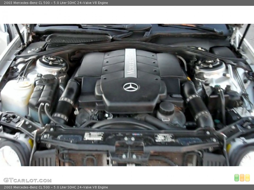 5.0 Liter SOHC 24-Valve V8 Engine for the 2003 Mercedes-Benz CL #57665024
