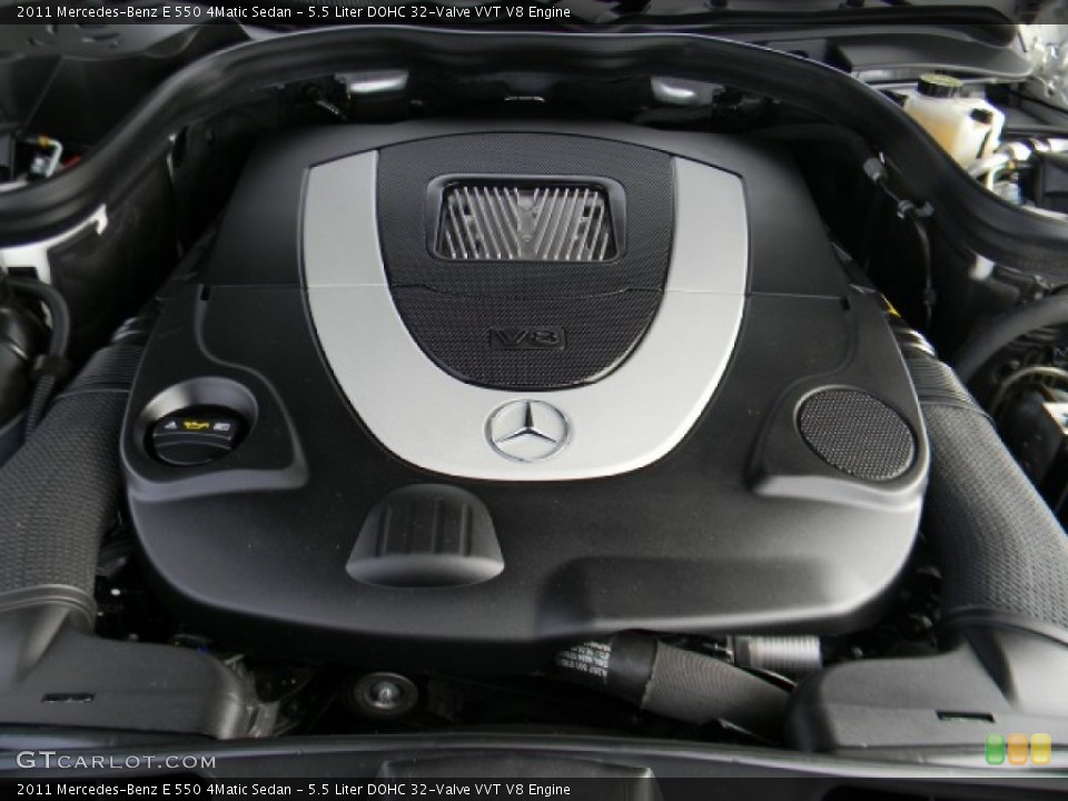 5.5 Liter DOHC 32-Valve VVT V8 2011 Mercedes-Benz E Engine