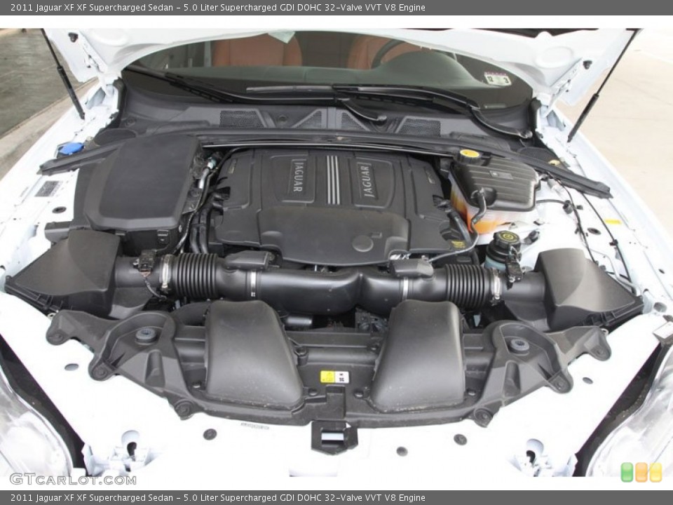 5.0 Liter Supercharged GDI DOHC 32-Valve VVT V8 Engine for the 2011 Jaguar XF #57683411