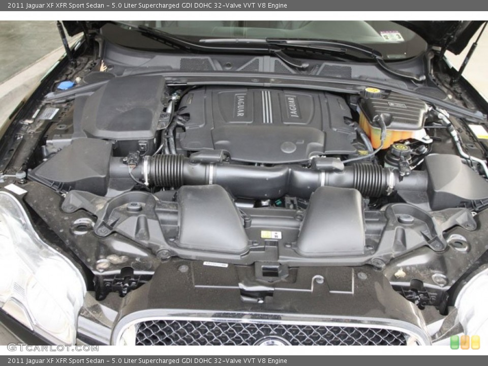 5.0 Liter Supercharged GDI DOHC 32-Valve VVT V8 Engine for the 2011 Jaguar XF #57683636