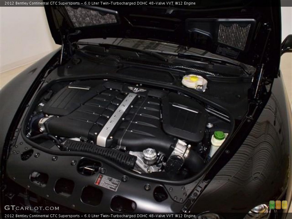 6.0 Liter Twin-Turbocharged DOHC 48-Valve VVT W12 Engine for the 2012 Bentley Continental GTC #57688295