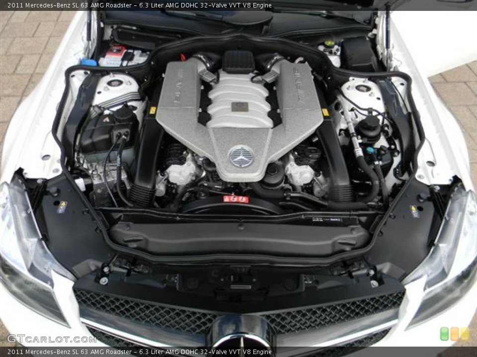 6.3 Liter AMG DOHC 32-Valve VVT V8 Engine for the 2011 Mercedes-Benz SL #57704757