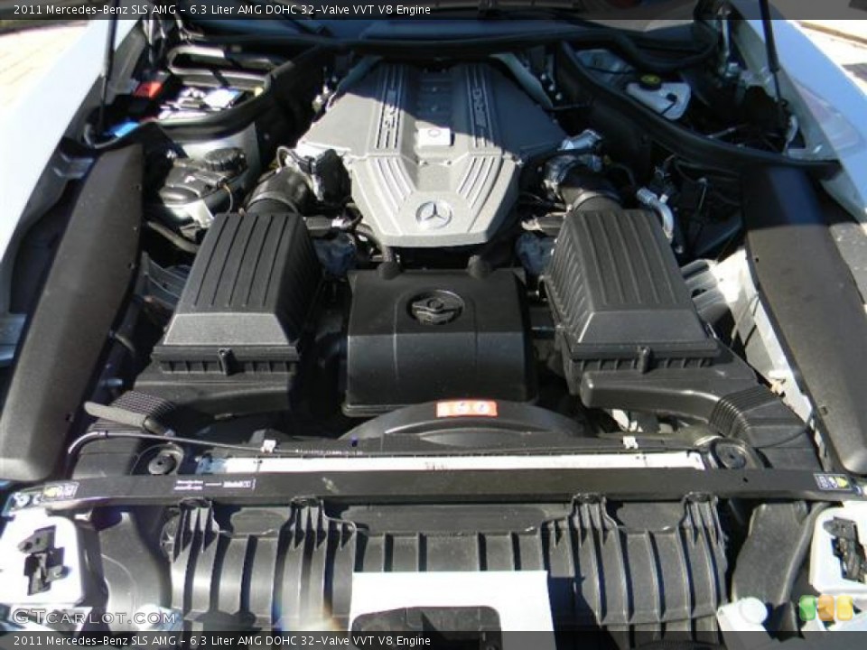 6.3 Liter AMG DOHC 32-Valve VVT V8 Engine for the 2011 Mercedes-Benz SLS #57707189
