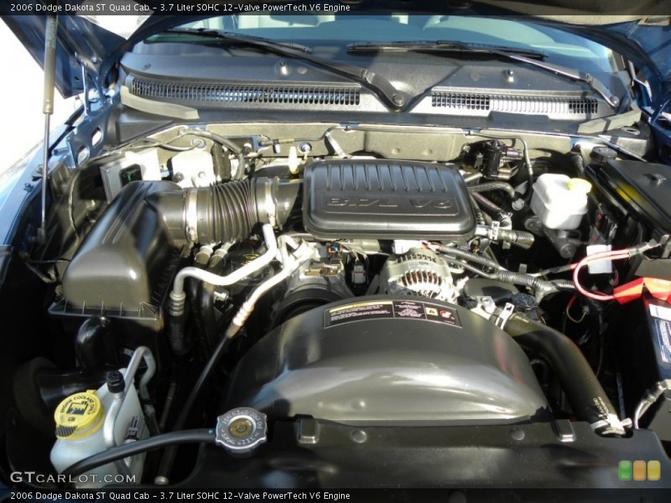 3.7 Liter SOHC 12-Valve PowerTech V6 Engine for the 2006 Dodge Dakota #57707513