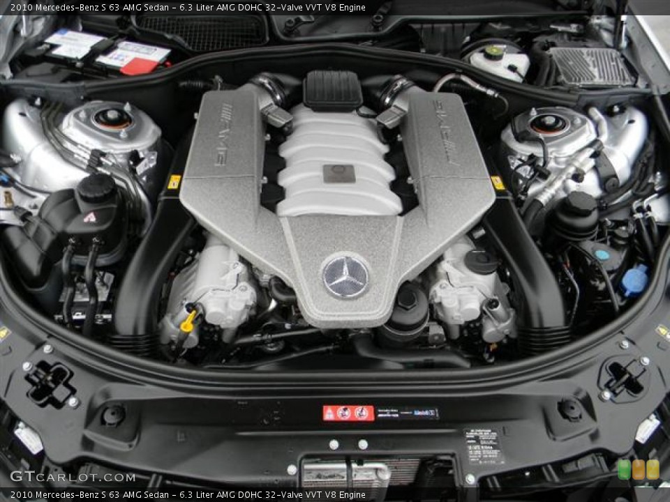 6.3 Liter AMG DOHC 32-Valve VVT V8 Engine for the 2010 Mercedes-Benz S #57711444
