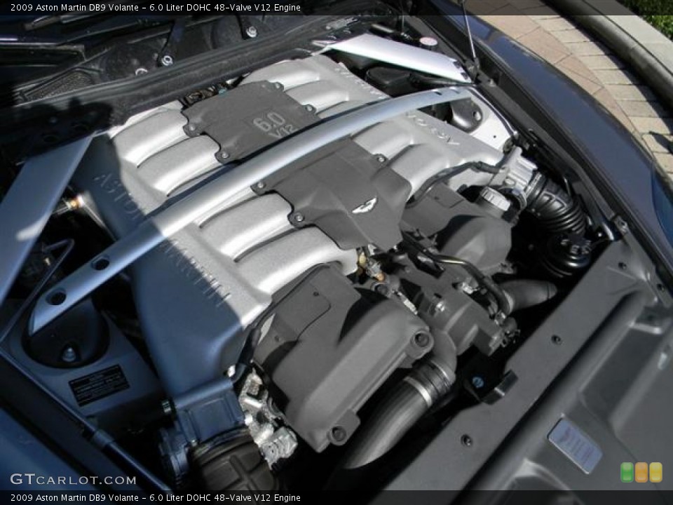 6.0 Liter DOHC 48-Valve V12 Engine for the 2009 Aston Martin DB9 #57714320