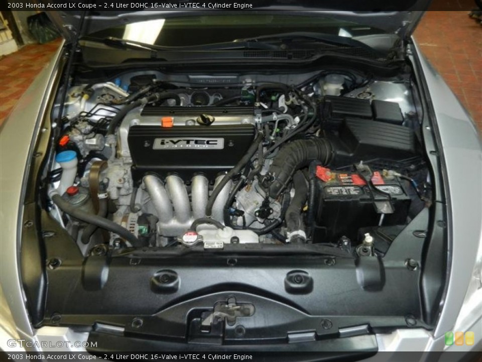 2.4 Liter DOHC 16-Valve i-VTEC 4 Cylinder Engine for the 2003 Honda Accord #57737624