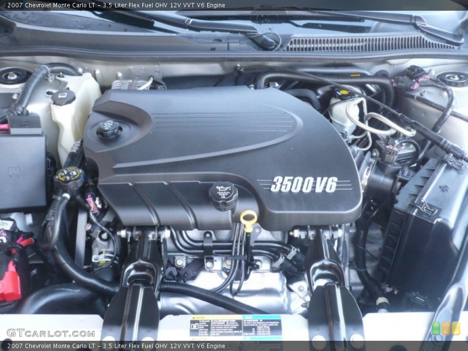 3.5 Liter Flex Fuel OHV 12V VVT V6 Engine for the 2007 Chevrolet Monte Carlo #57750578