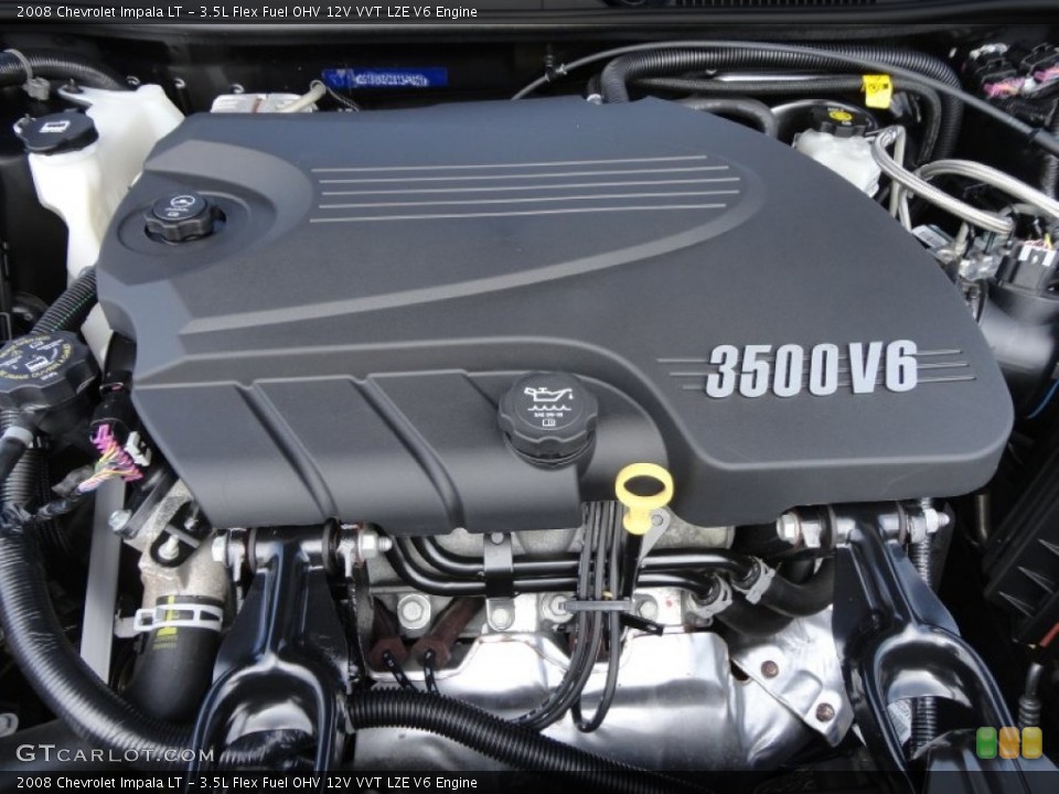 3.5L Flex Fuel OHV 12V VVT LZE V6 Engine for the 2008 Chevrolet Impala #57751517