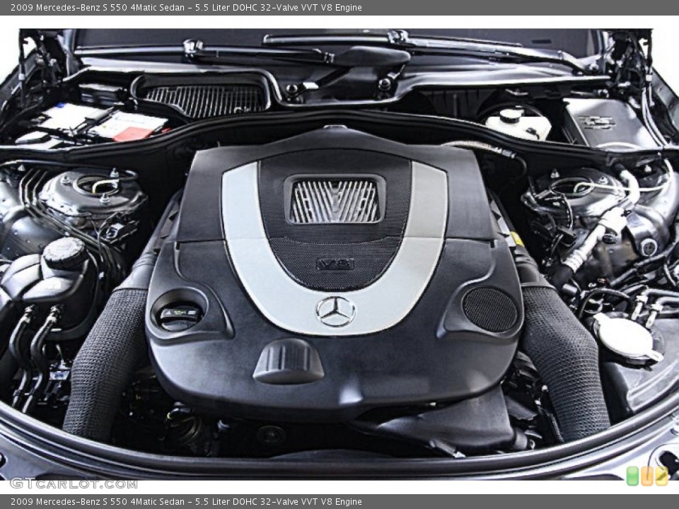 5.5 Liter DOHC 32-Valve VVT V8 Engine for the 2009 Mercedes-Benz S #57753863