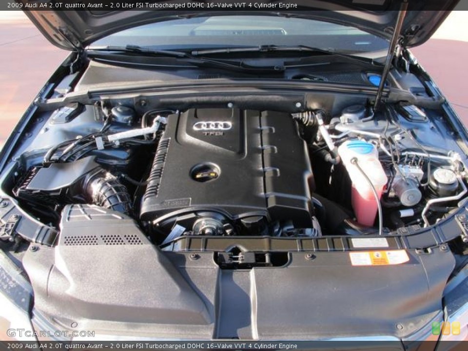 2.0 Liter FSI Turbocharged DOHC 16-Valve VVT 4 Cylinder Engine for the 2009 Audi A4 #57763899