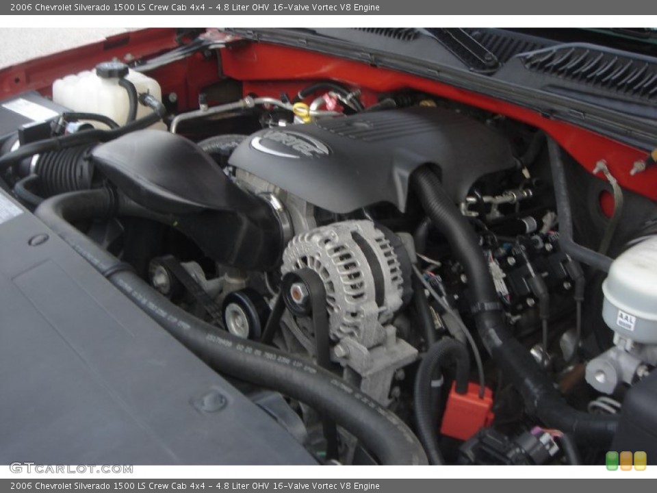 4.8 Liter OHV 16-Valve Vortec V8 Engine for the 2006 Chevrolet Silverado 1500 #57765777