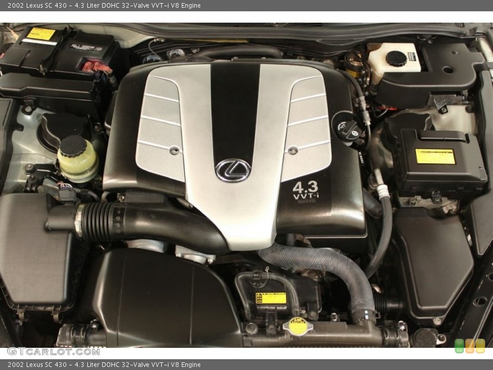 4.3 Liter DOHC 32-Valve VVT-i V8 Engine for the 2002 Lexus SC #57767190