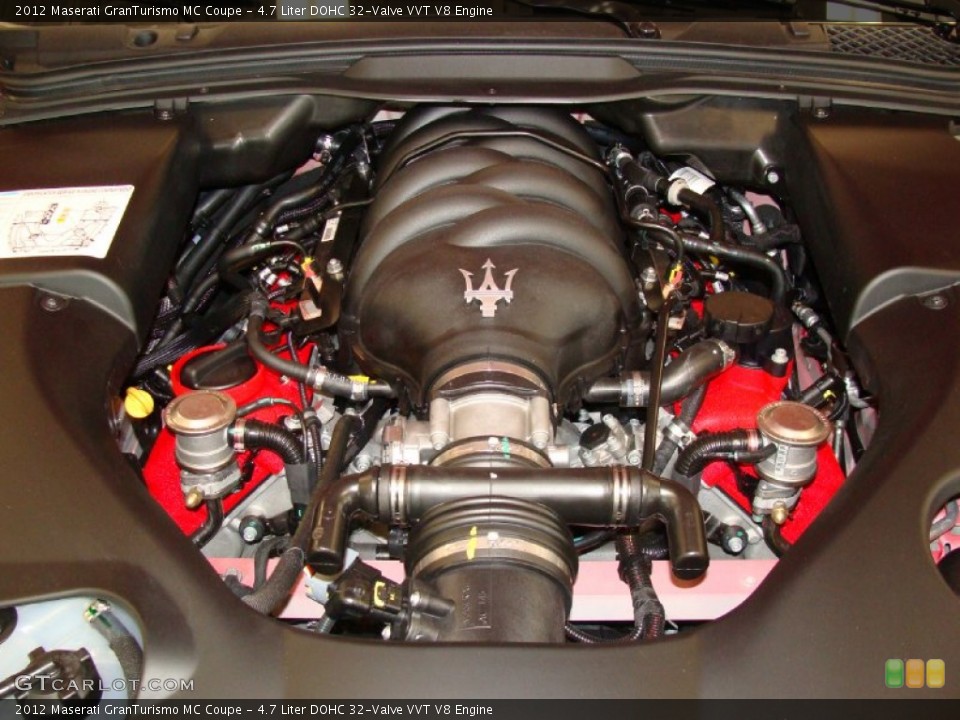 4.7 Liter DOHC 32-Valve VVT V8 Engine for the 2012 Maserati GranTurismo #57772689