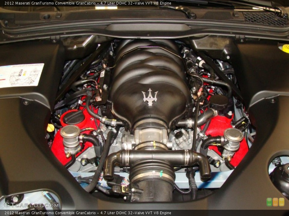 4.7 Liter DOHC 32-Valve VVT V8 Engine for the 2012 Maserati GranTurismo Convertible #57772884