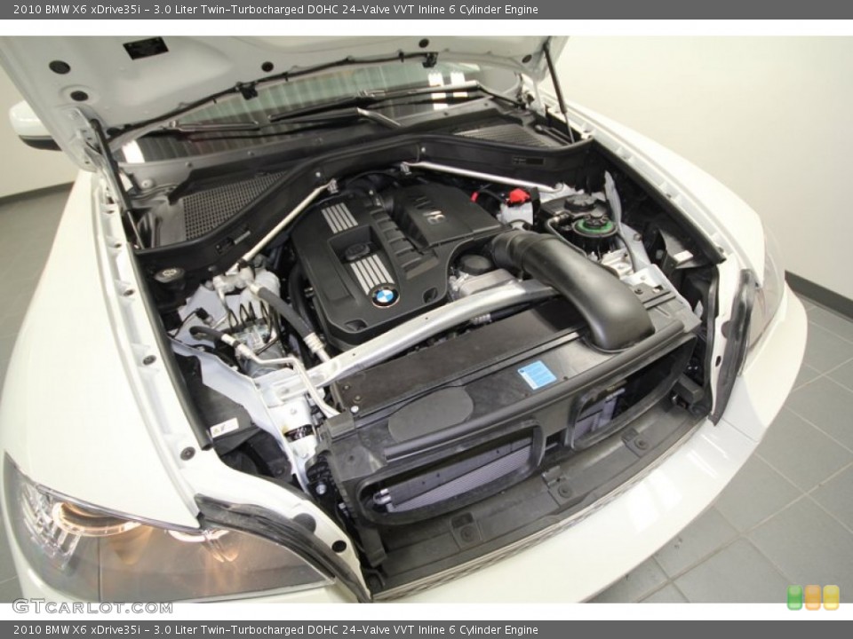 3.0 Liter Twin-Turbocharged DOHC 24-Valve VVT Inline 6 Cylinder Engine for the 2010 BMW X6 #57777612