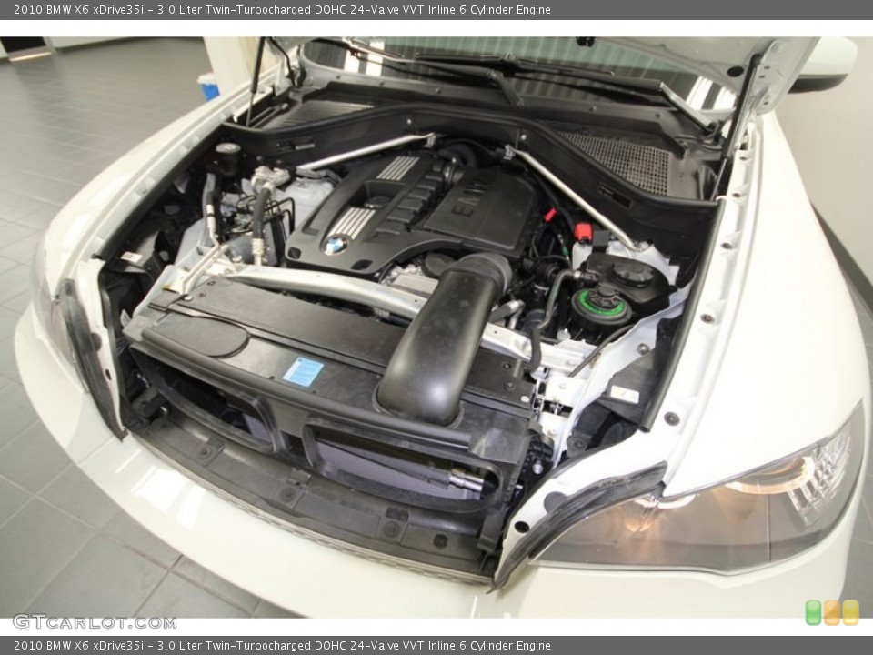 3.0 Liter Twin-Turbocharged DOHC 24-Valve VVT Inline 6 Cylinder Engine for the 2010 BMW X6 #57777618