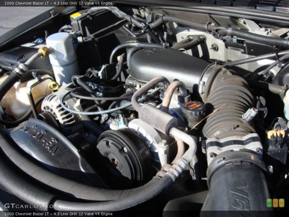 4.3 Liter OHV 12 Valve V6 Engine for the 2000 Chevrolet Blazer #57780504
