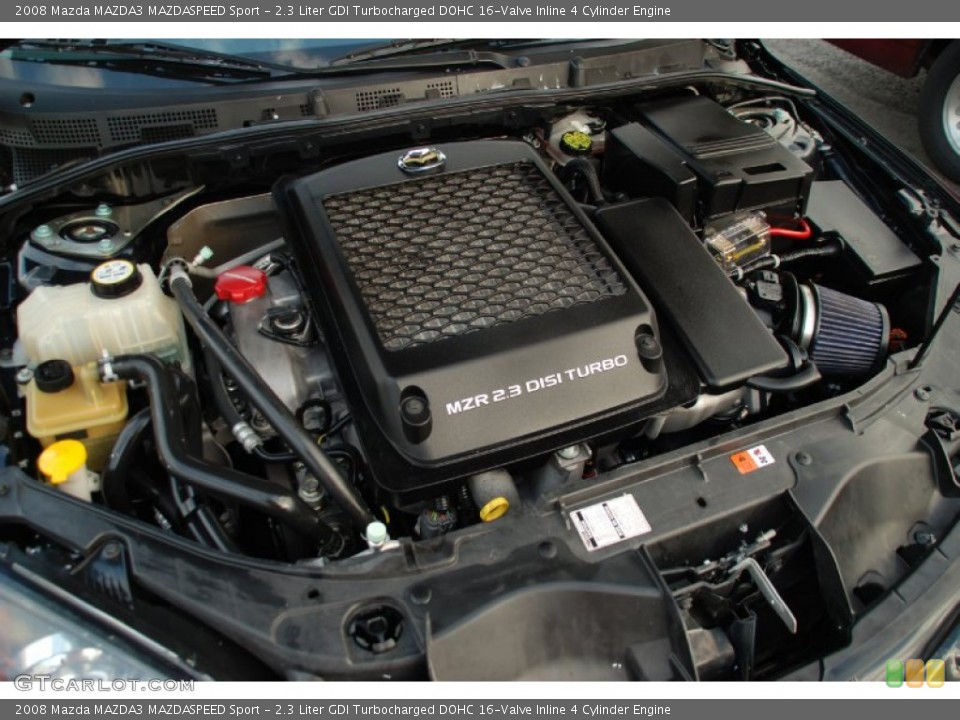 2.3 Liter GDI Turbocharged DOHC 16-Valve Inline 4 Cylinder Engine for the 2008 Mazda MAZDA3 #57781644