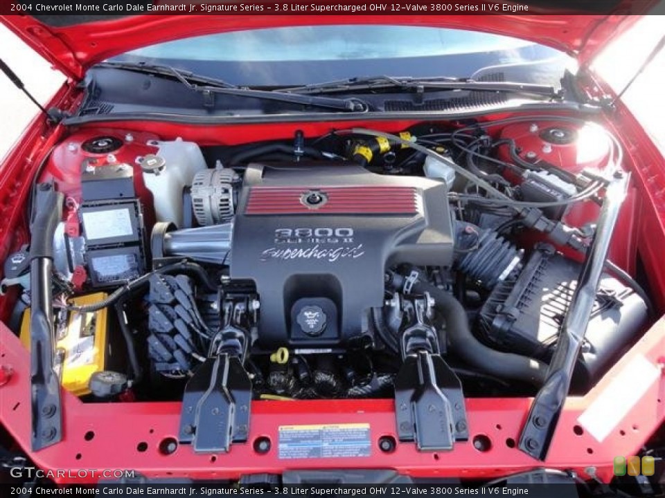 3.8 Liter Supercharged OHV 12-Valve 3800 Series II V6 Engine for the 2004 Chevrolet Monte Carlo #57789887
