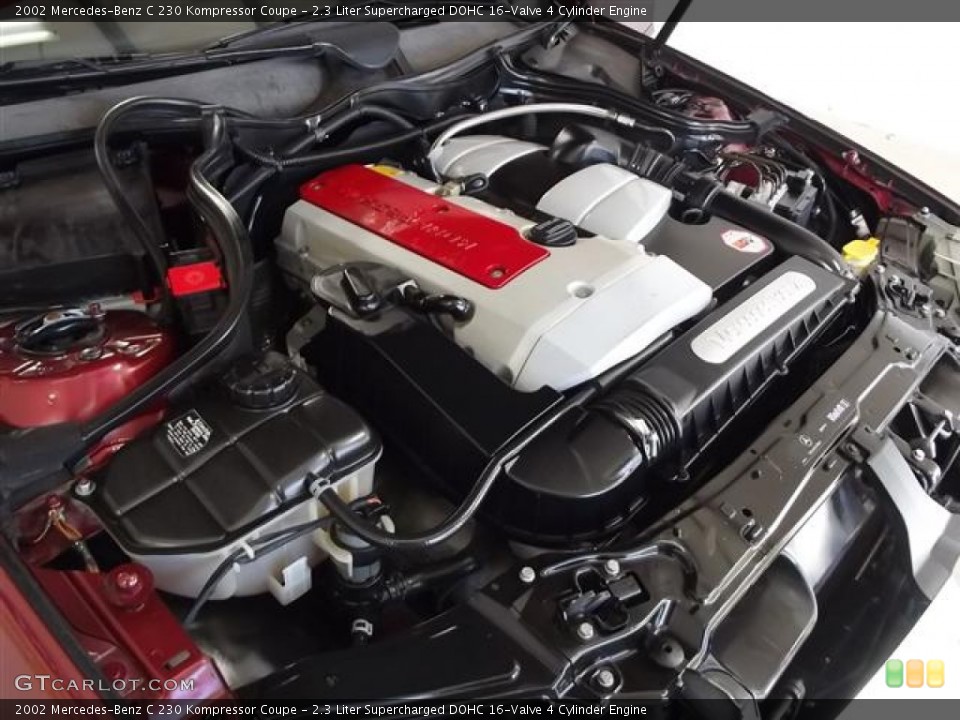 2.3 Liter Supercharged DOHC 16-Valve 4 Cylinder Engine for the 2002 Mercedes-Benz C #57790199