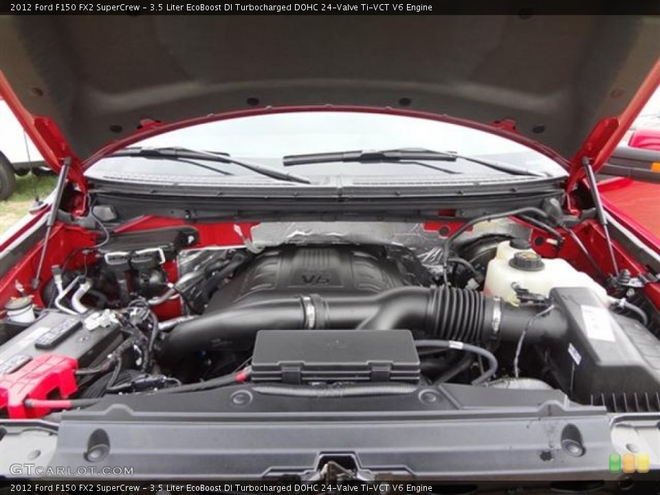 3.5 Liter EcoBoost DI Turbocharged DOHC 24-Valve Ti-VCT V6 Engine for the 2012 Ford F150 #57796133