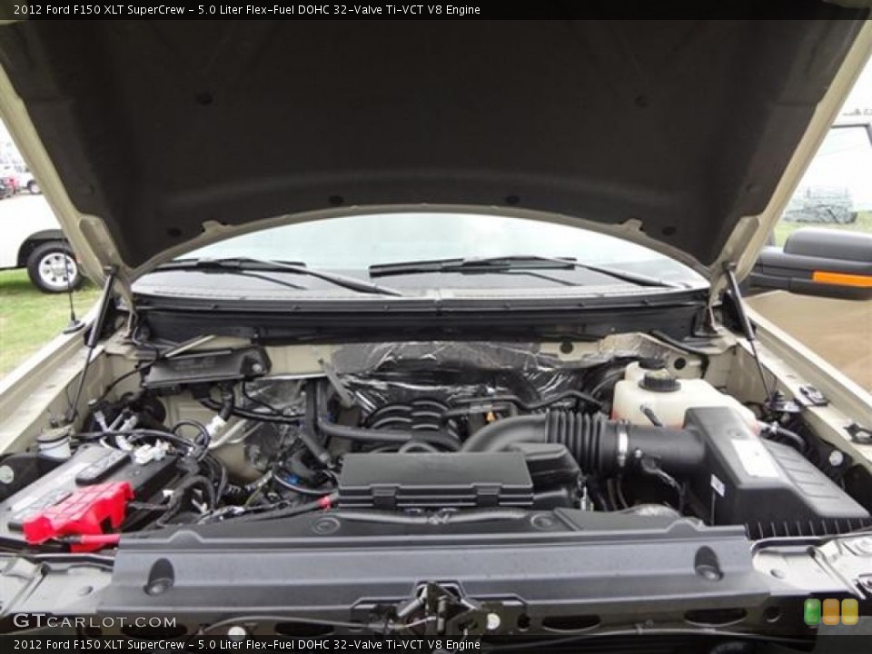 5.0 Liter Flex-Fuel DOHC 32-Valve Ti-VCT V8 Engine for the 2012 Ford F150 #57796942