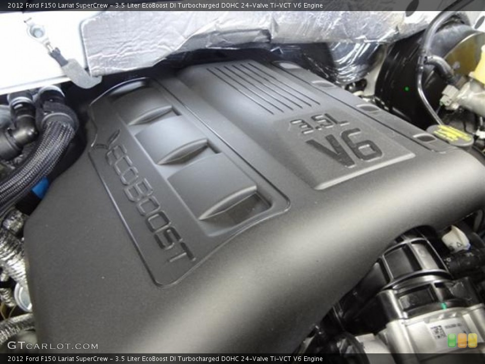 3.5 Liter EcoBoost DI Turbocharged DOHC 24-Valve Ti-VCT V6 Engine for the 2012 Ford F150 #57798200